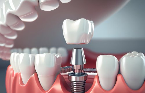 Features of single tooth implantation